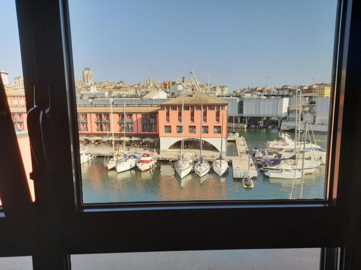 Bilocale Vista Mare Con Terrazzo-Porto Antico- Parcheggio Scontato Appartement Genua Buitenkant foto